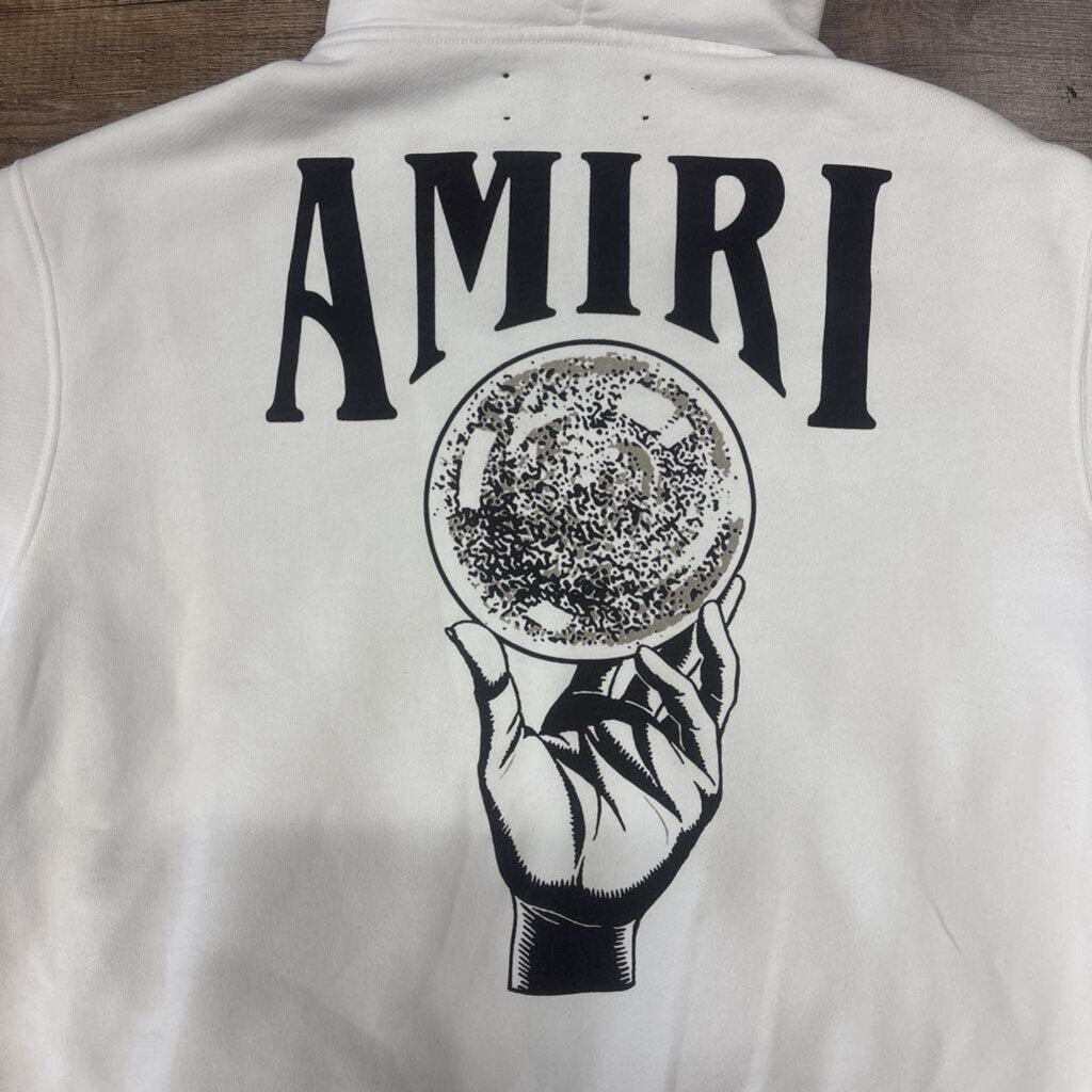 Amiri Hoodie White Globe