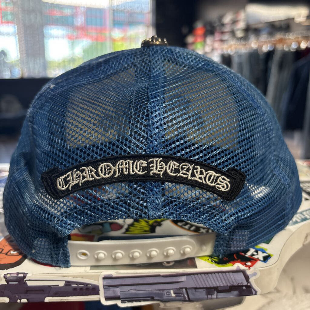 Chrome Hearts Cemetery Blue Trucker