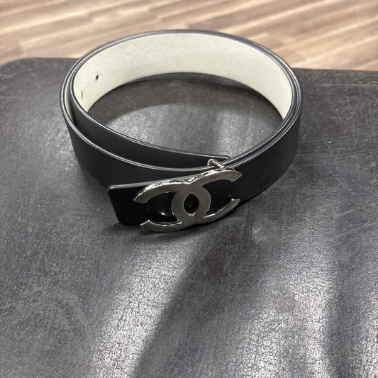 Chanel double logo belt