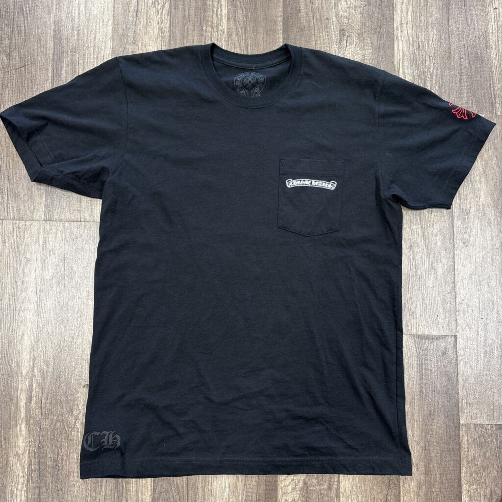 Chrome Hearts NYC Scroll Pocket Shirt Black