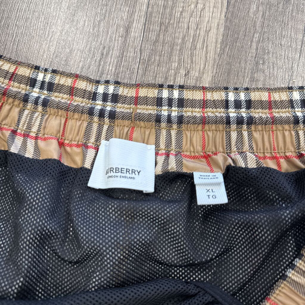 Burbery plaid swim trunk