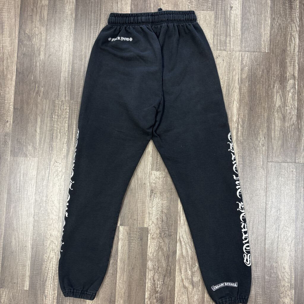 chrome hearts sweat pants Fuck You