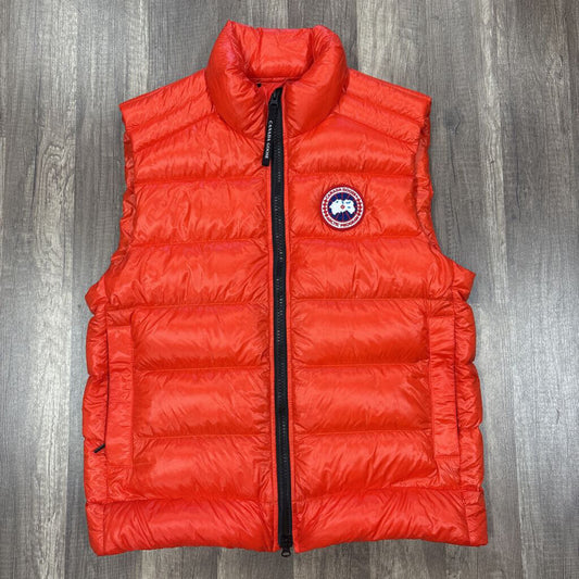 Canada goose puffer vest orange