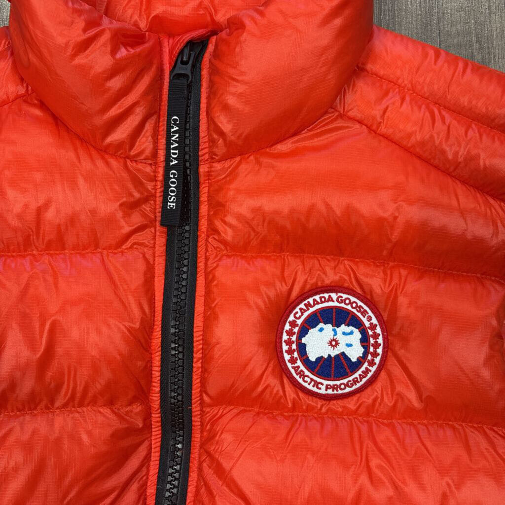 Canada goose puffer vest orange