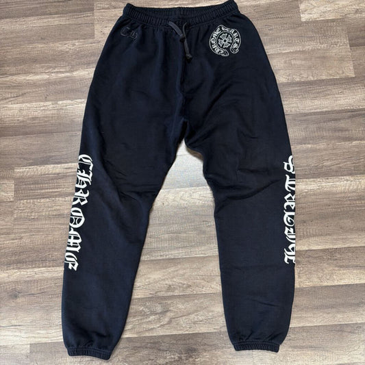 Chrome hearts logo fuck you sweatpants
