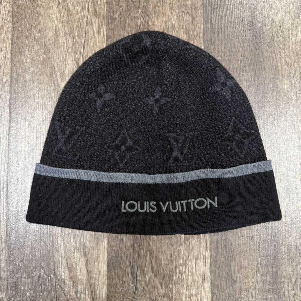 Louis Vuitton Logo Beanie Black