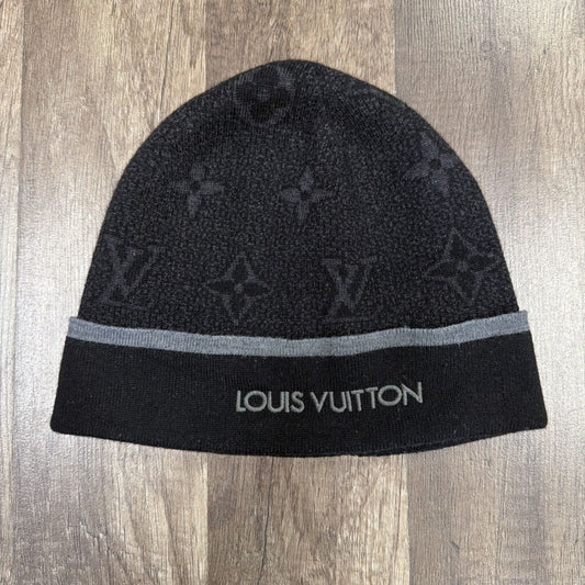 Louis Vuitton Logo Beanie Black