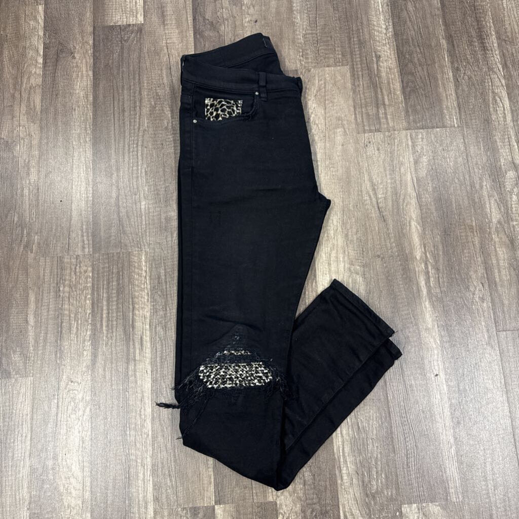Amiri Jean Mx1 Cheetah Print