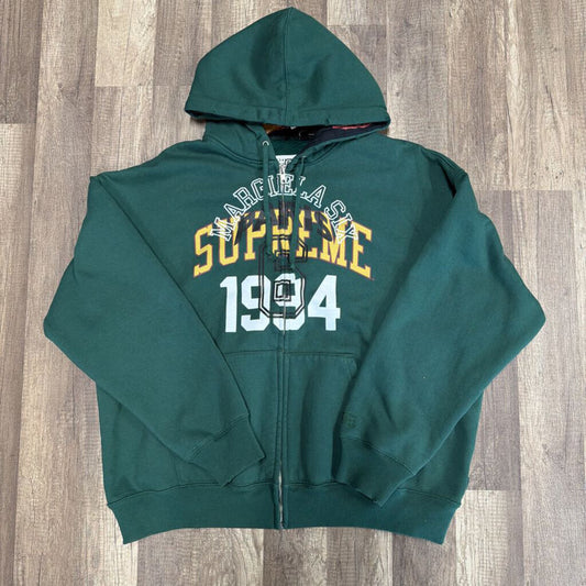 Supreme Margiela Zip Up Hoodie Green