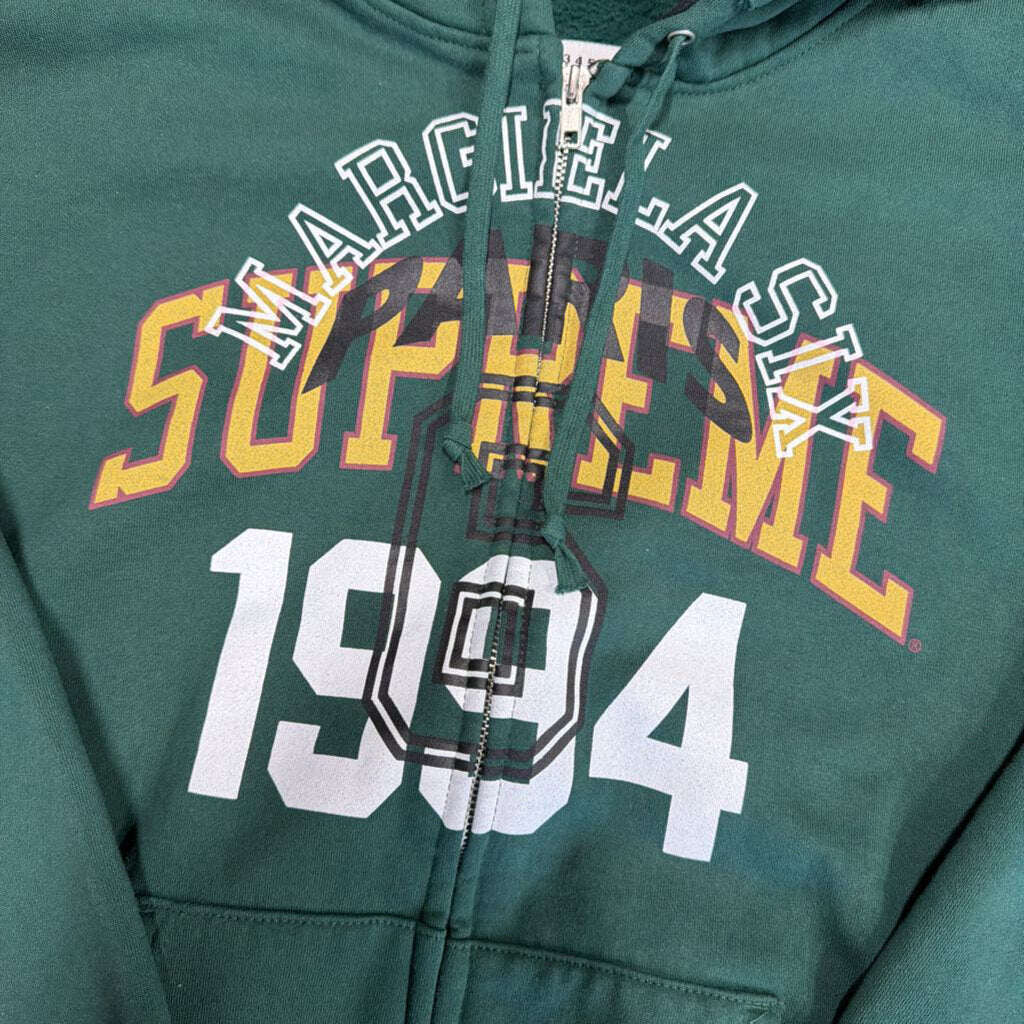 Supreme Margiela Zip Up Hoodie Green
