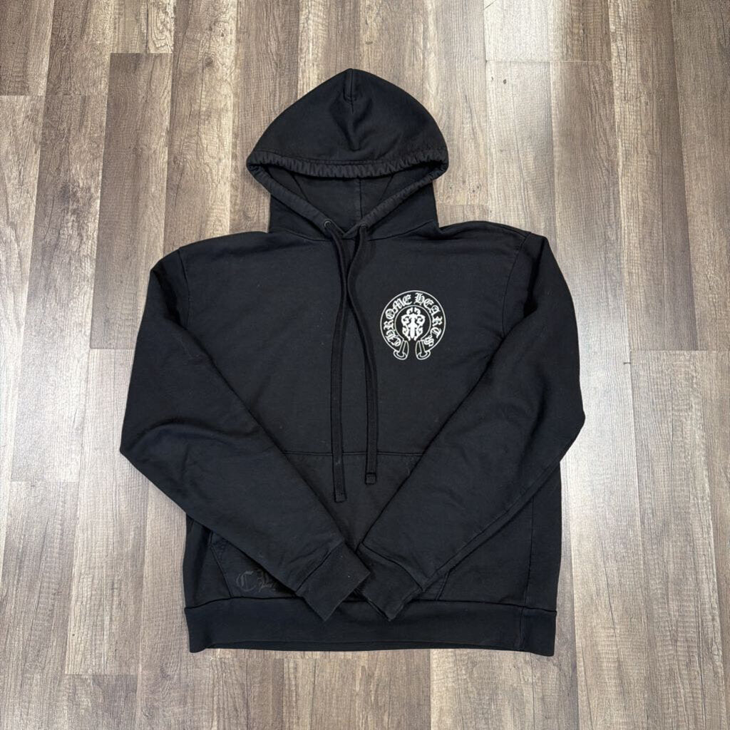 Chrome Hearts Flag Hoodie Black