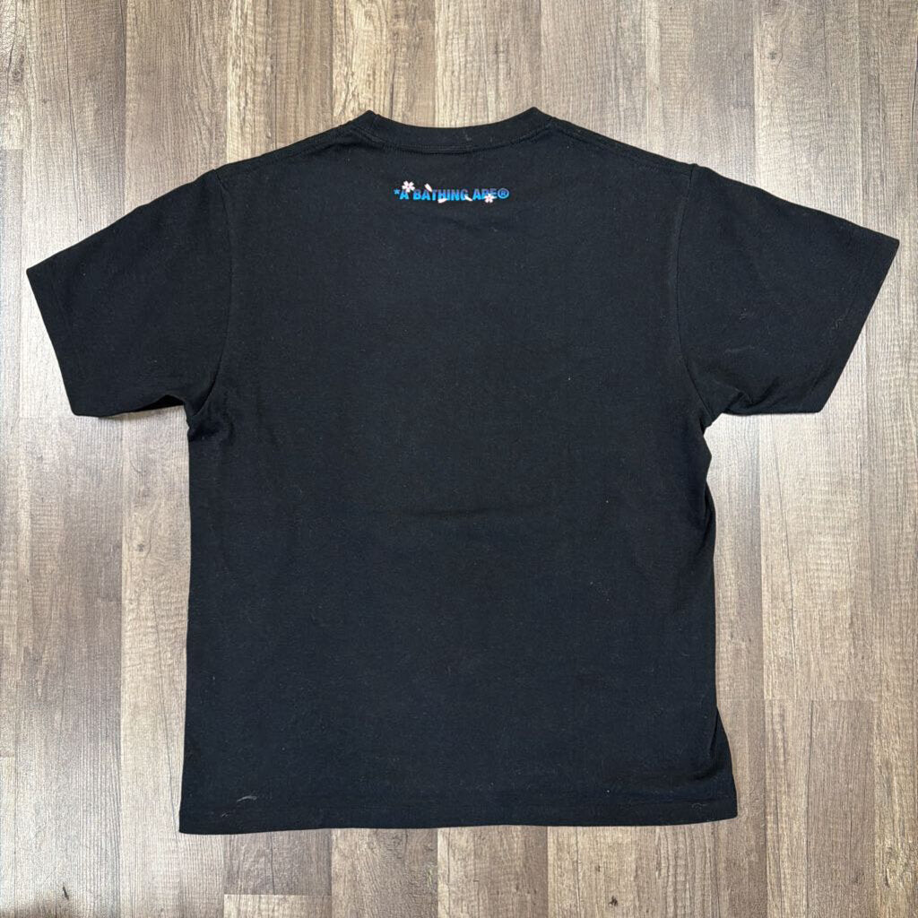 Bape Black Yellow Ape Sakura Tshirt