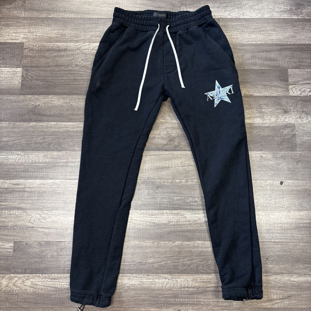 Amiri Blue Star Logo Sweatpants