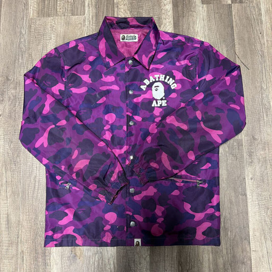 Bape Purple Camo Jacket