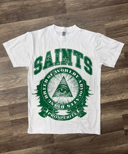 Saints dying breed money shirt white
