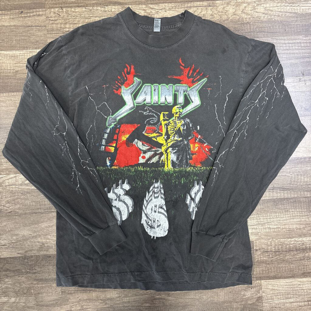 Saints rockstar shirt L/S grey