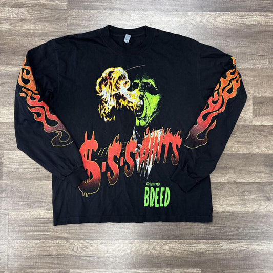 Saints Fire breather shirt L/S black