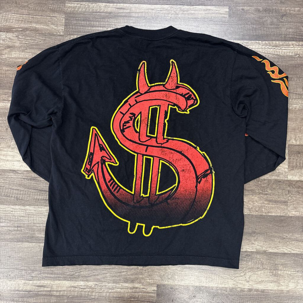 Saints Fire breather shirt L/S black