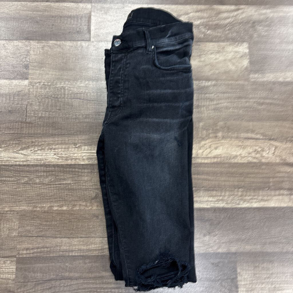 Amiri Jean Drip Logo Black