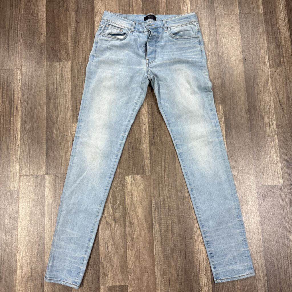 Amiri Jean Plain Blue