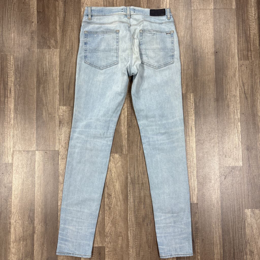 Amiri Jean Plain Blue