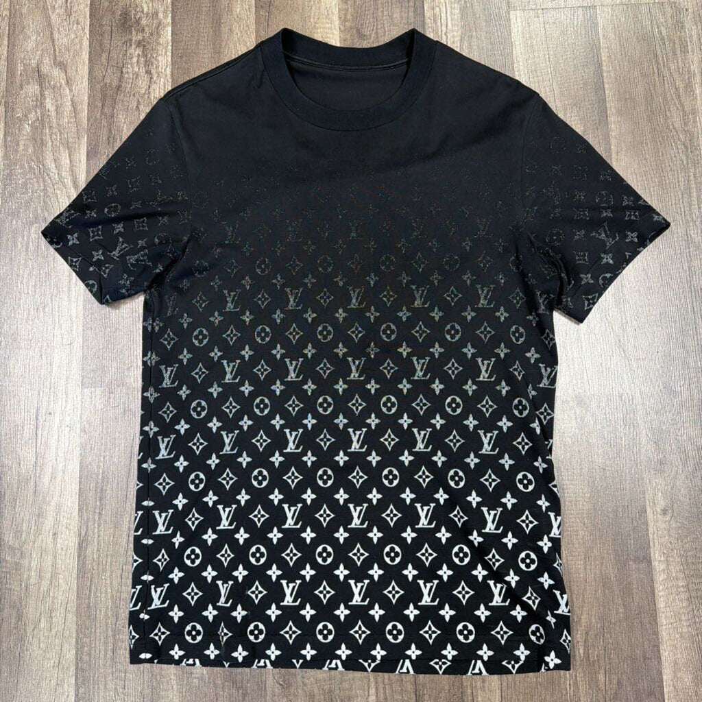 Louis Vuitton Faded Monogram Shirt Black