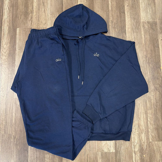 Alo Sweatsuit Pullover Blue