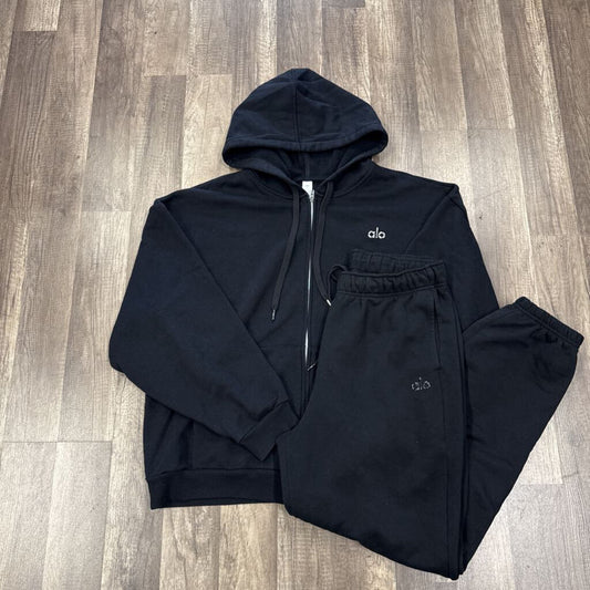 Alo Sweatsuit Pullover Black