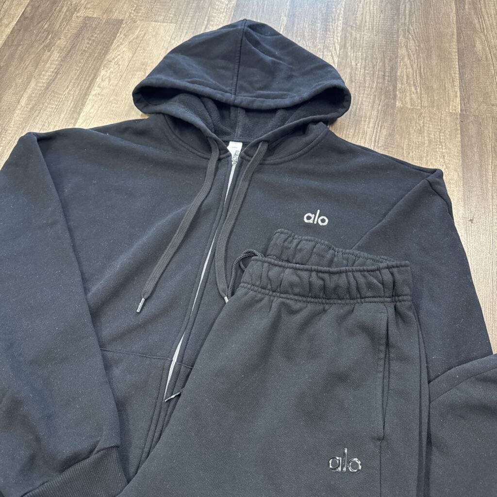 Alo Sweatsuit Pullover Black