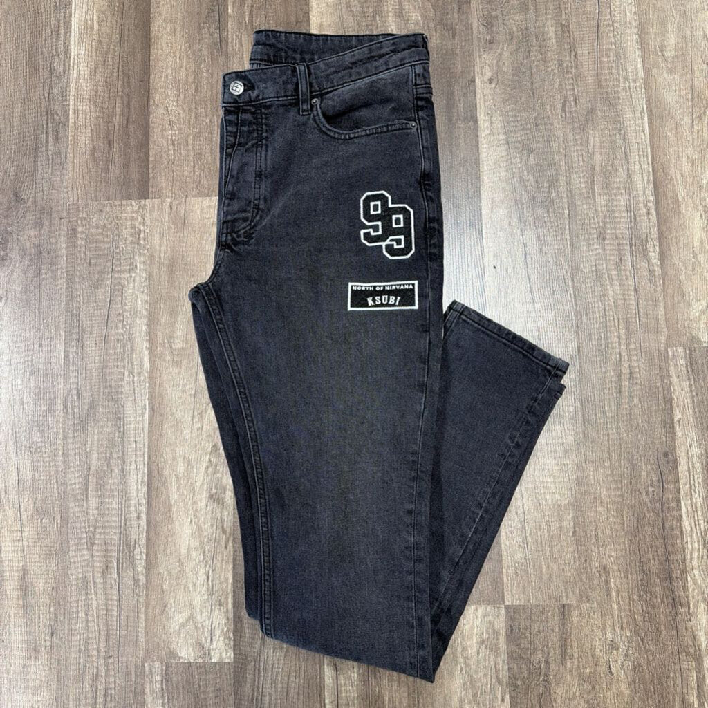Ksubi Patch Jeans Grey