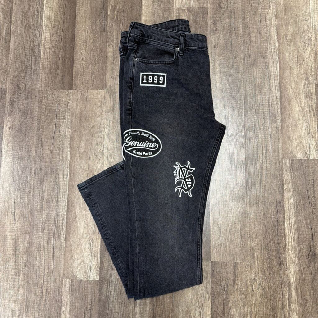 Ksubi Patch Jeans Grey