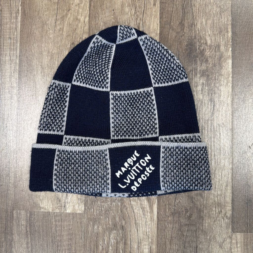 Louis Vuitton Marque Beanie Blue