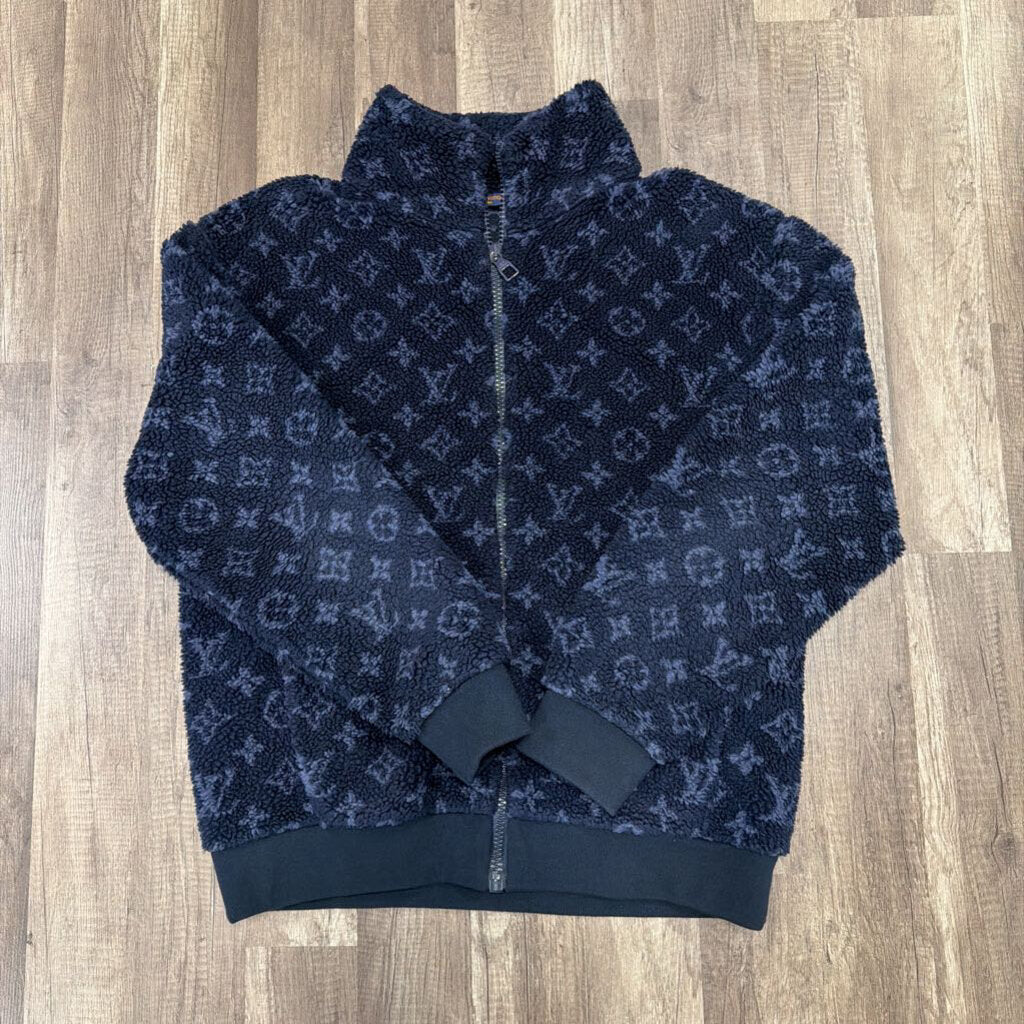 Louis Vuitton Blue Sherpa Monogram
