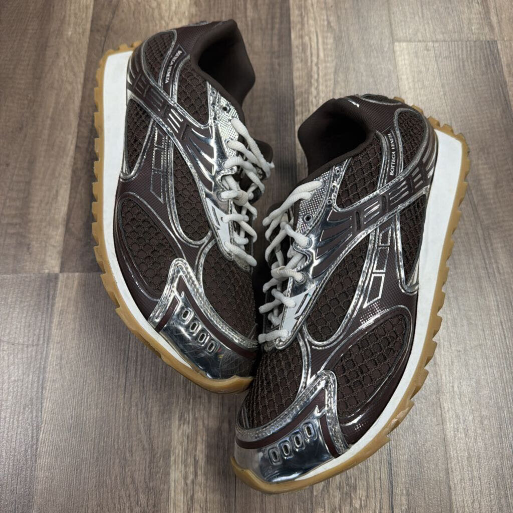 Bottega Orbit Veneta Silver Brown (No Box)