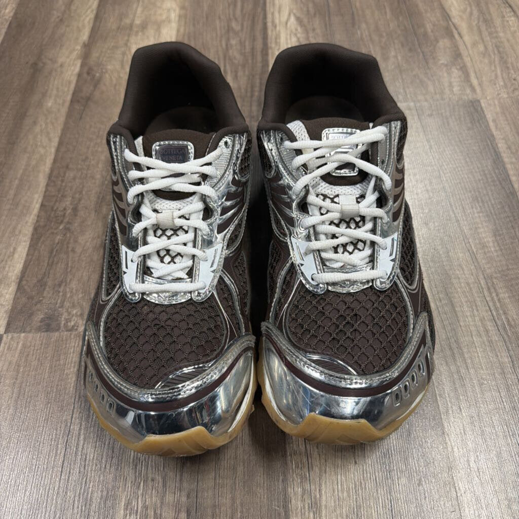 Bottega Orbit Veneta Silver Brown (No Box)