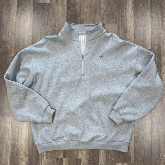Alo Set Grey Quarter Zip