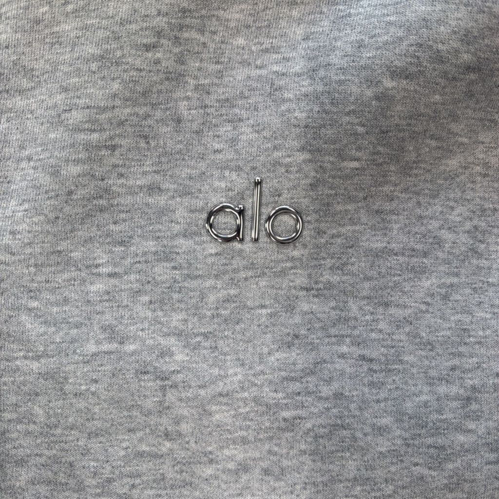 Alo Set Grey Quarter Zip