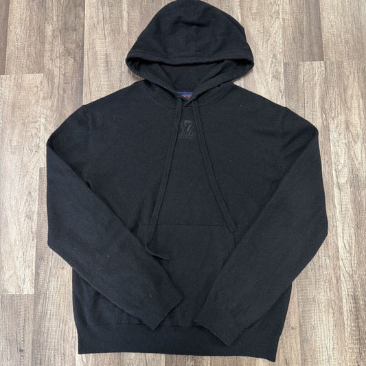 Louis Vuitton LV Light Knit Logo Hoodie Black