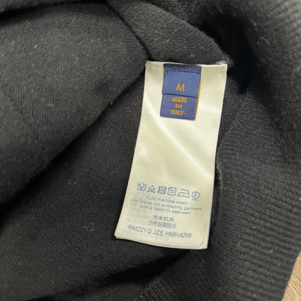 Louis Vuitton LV Light Knit Logo Hoodie Black