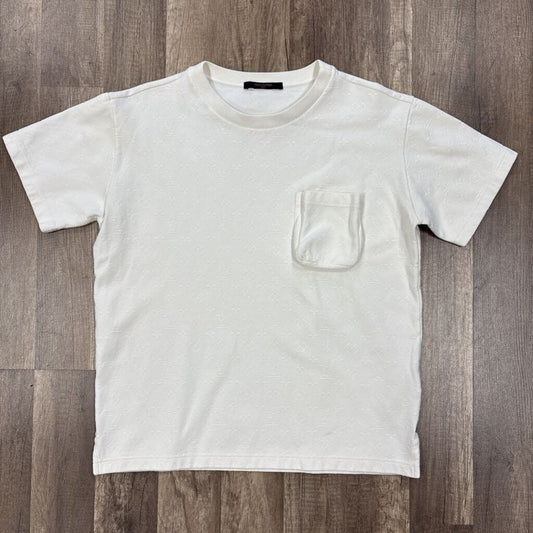 Louis Vuitton LV White Monogram Pocket T-shirt