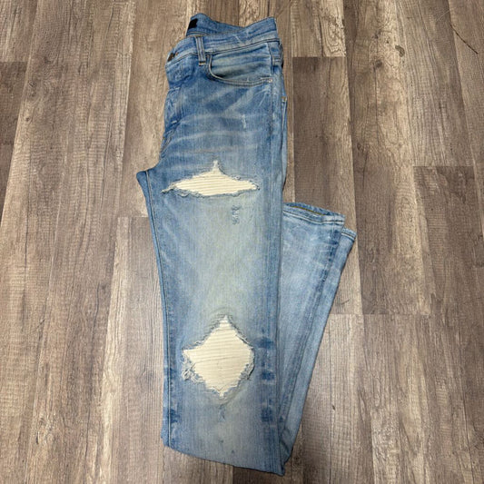 Amiri Mx-1 Jeans Blue/White Patch