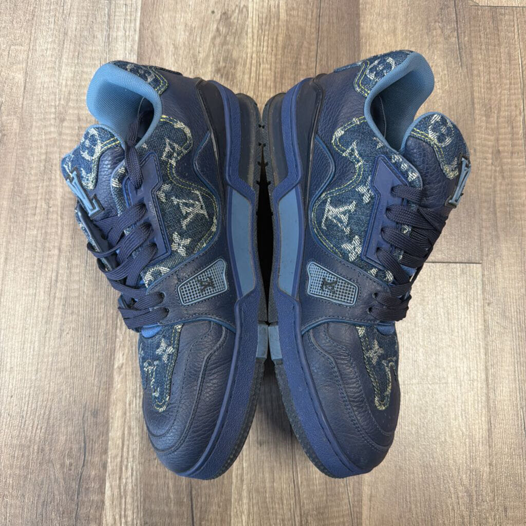 Louis Vuitton Trainer Blue Denim