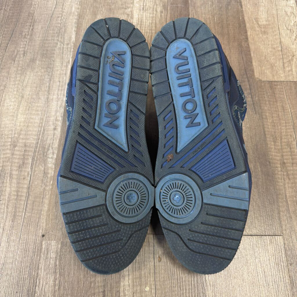 Louis Vuitton Trainer Blue Denim