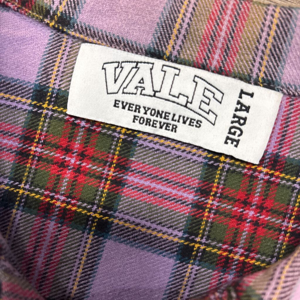 Vale Rhinestone Purple Flannel