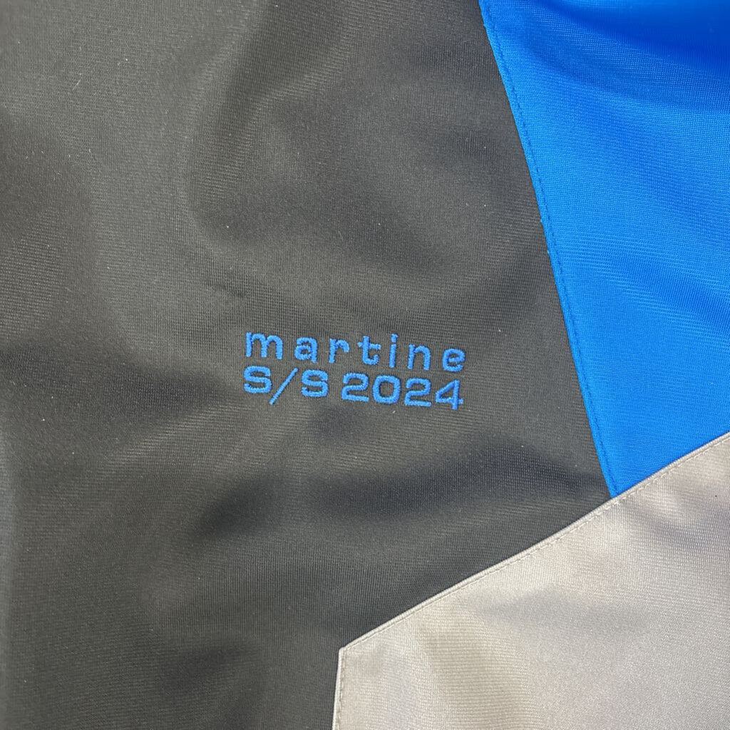 Martine Rose Track Jacket Black Blue