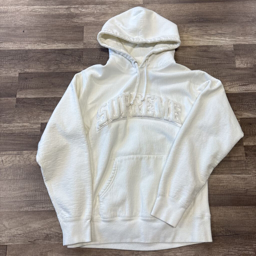 Supreme Chenille White Hoodie