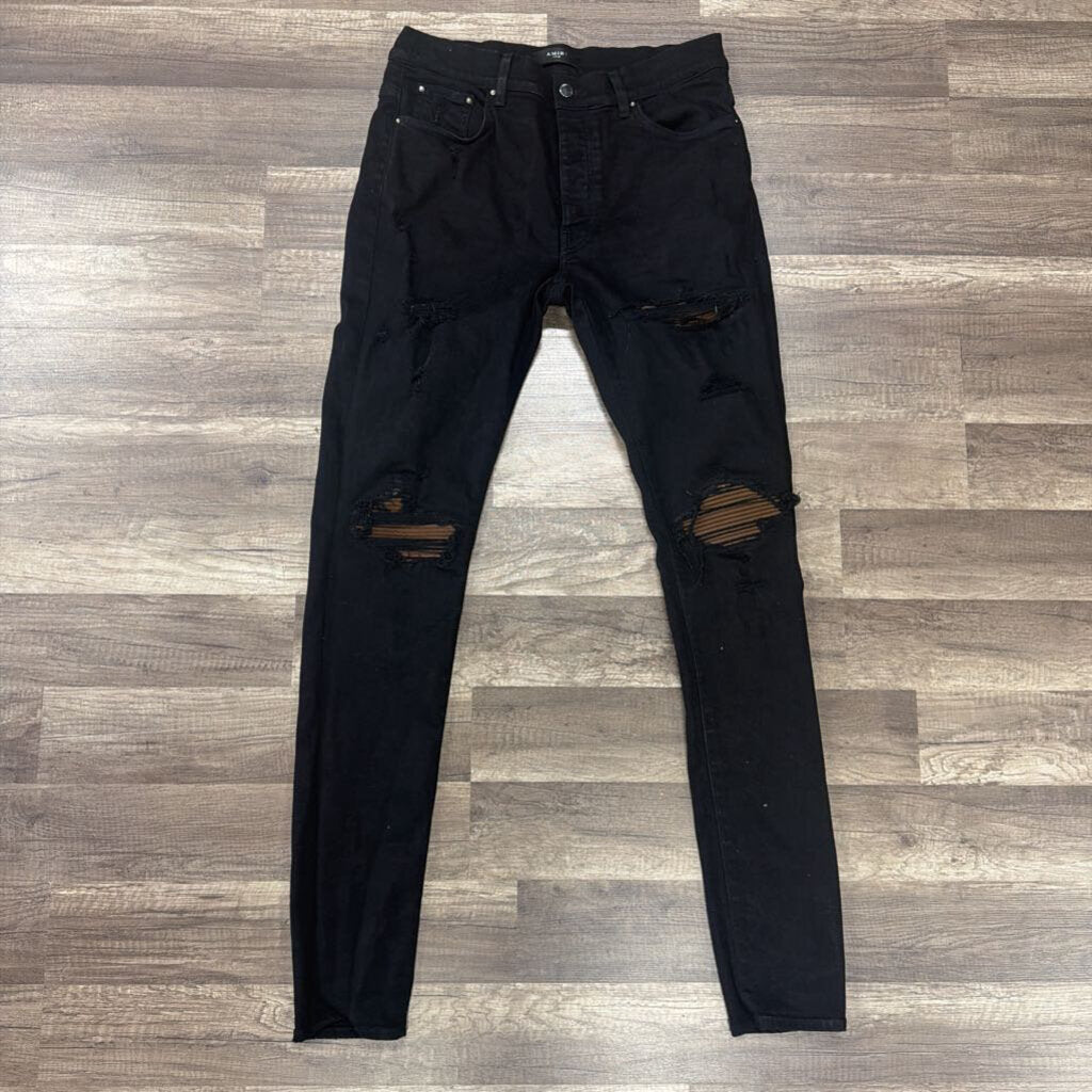Amiri Jean Mx1 Black Brown