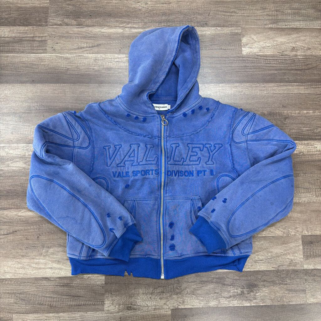 Vale Forever Blue Armor Zip Hoodie