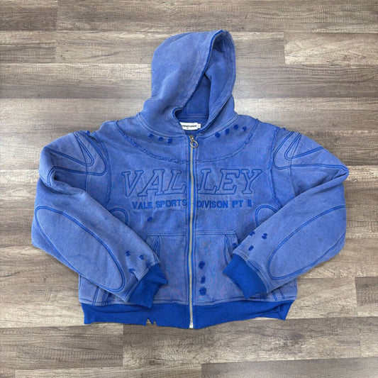 Vale Forever Blue Armor Zip Hoodie