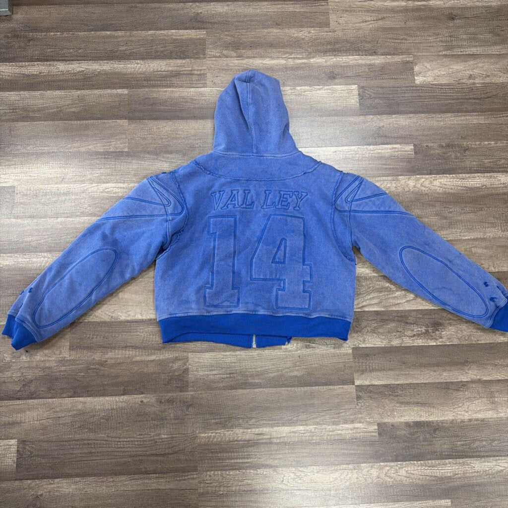 Vale Forever Blue Armor Zip Hoodie